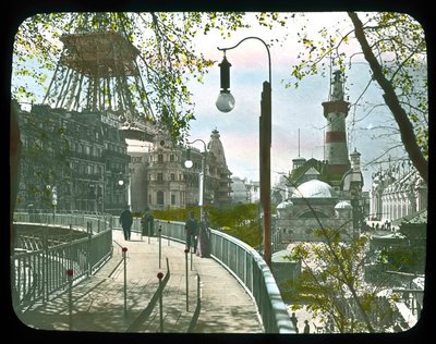 Paris Exposition: Moving Sidewalk, 1900 by French Photographer